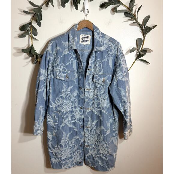 Levi's Jackets & Blazers - Levi's Made & Crafted Floral Embroidered Jean Jacket